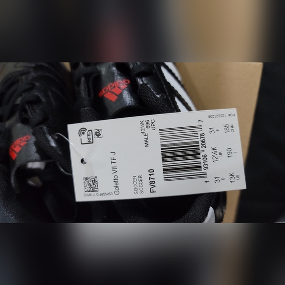 Adidas Kids' Goletto VIII Turf Soccer Cleats 13K - Picture 4 of 10